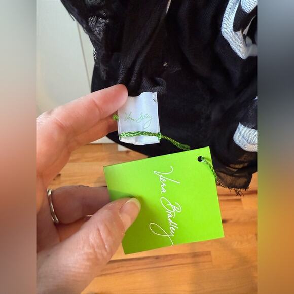 NWT Vera Bradley Set - Scarf / Wrap, Lanyard, and Small Cosmetics Bag - Concerto - Picture 8 of 11